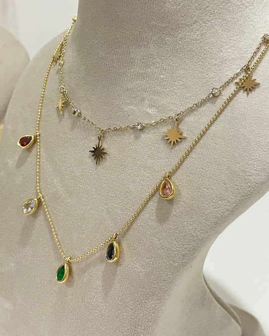 Nadia charm necklace