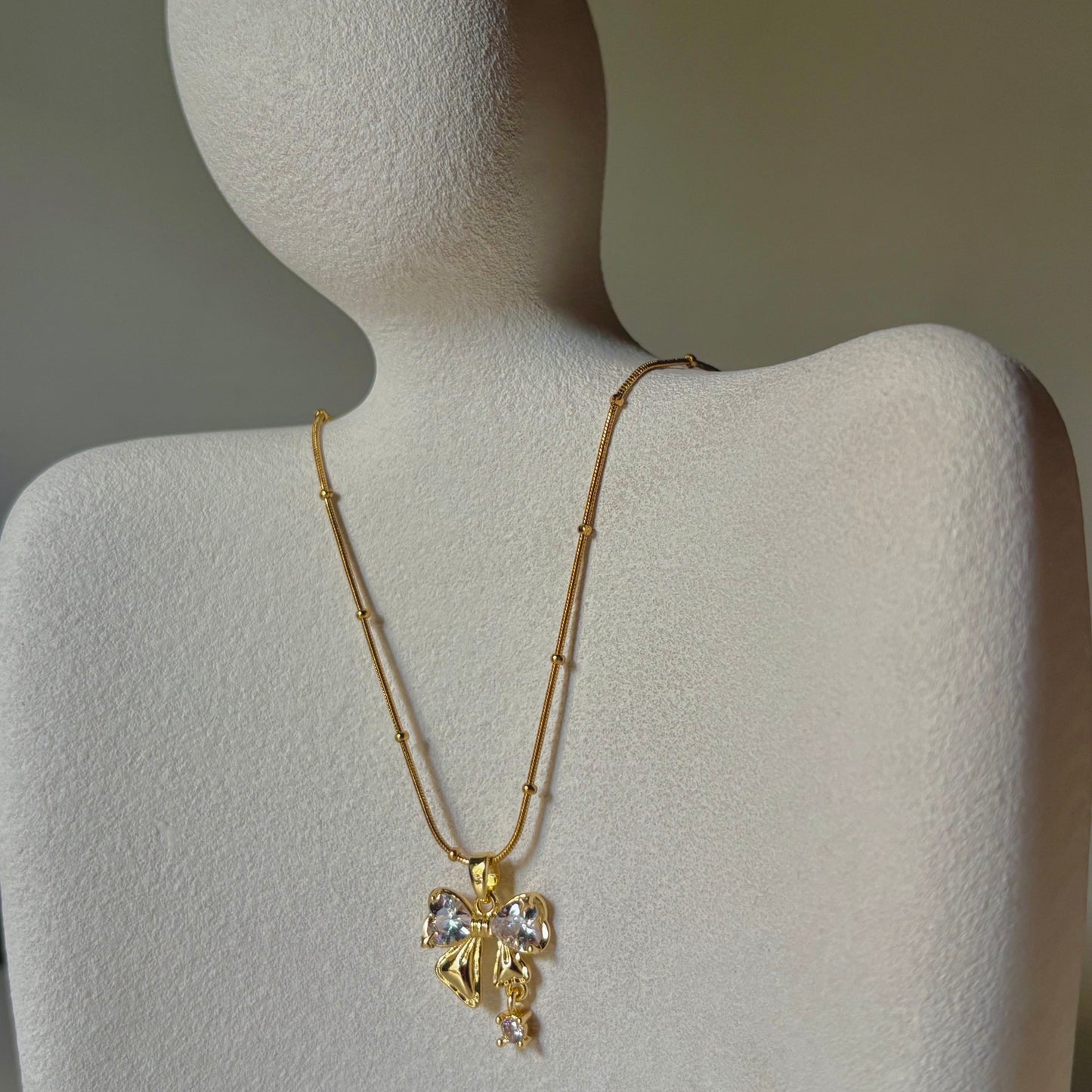 Luxe Bow Necklace