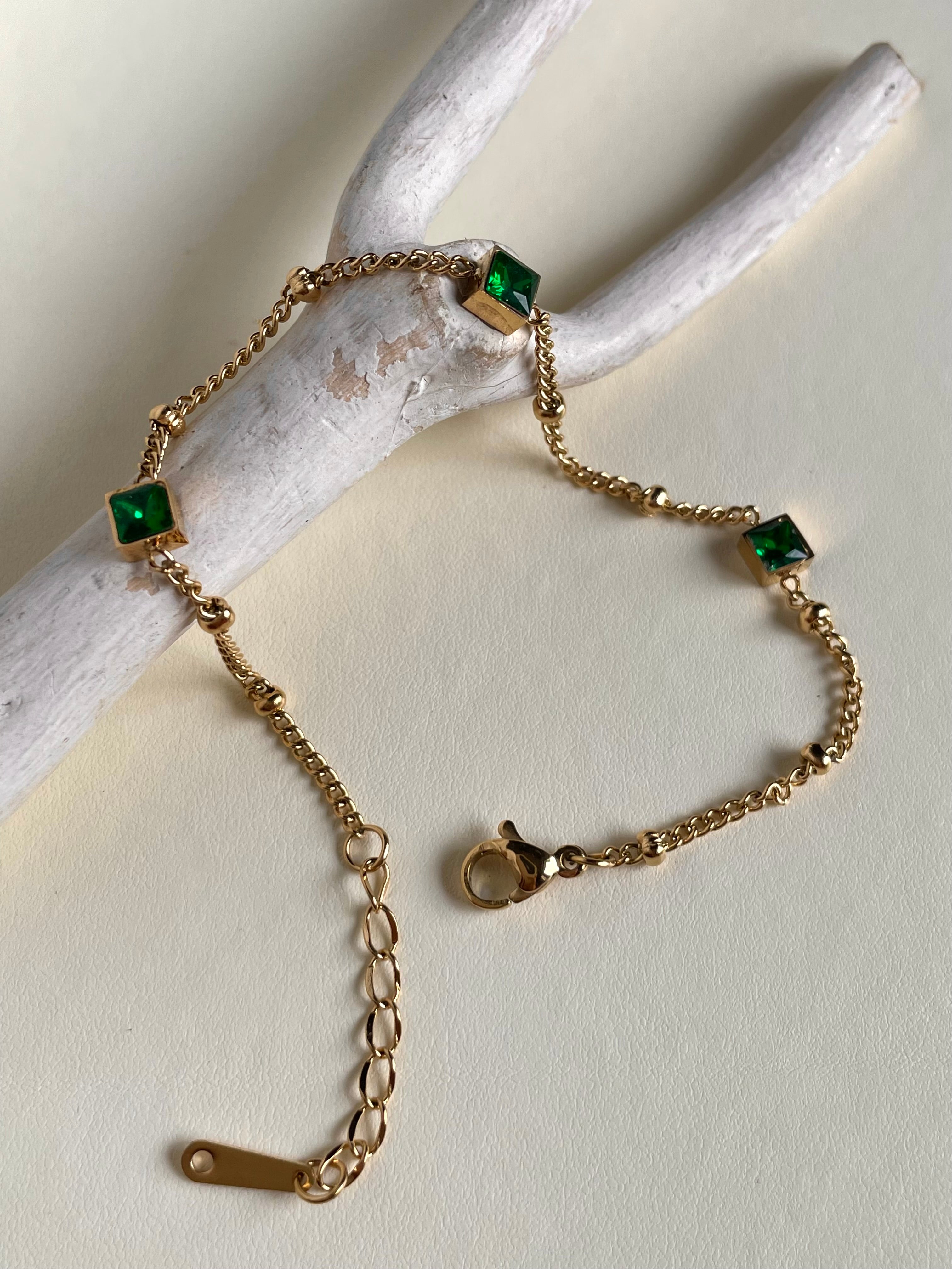 Estate Emerald and Diamond Bracelet | Olympic Jewelry - Open For Walk-ins